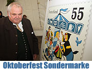200 Jahre Oktoberfest – Sonderbriefmarke zum Wiesnjubiläum vorgestellt (Foto: Martin Schmitz)